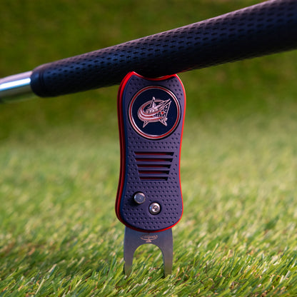 Columbus Blue Jackets Switchblade Divot Tool - Image 4 - Club Rehab