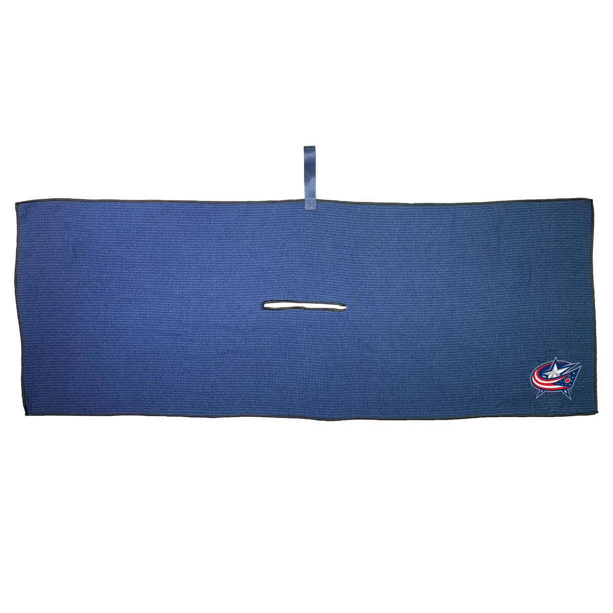 Columbus Blue Jackets 16 x 40 microfiber golf towel with team logo