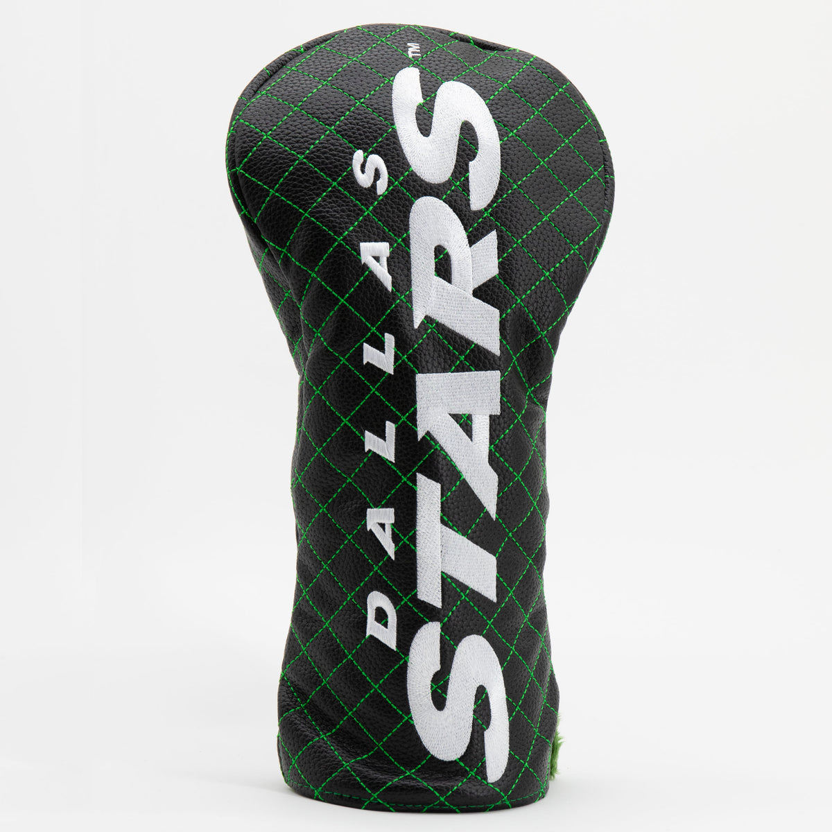 Dallas Stars Solid Driver quilted headcover, front view