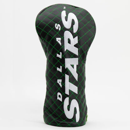 Dallas Stars solid driver quilted golf headcover