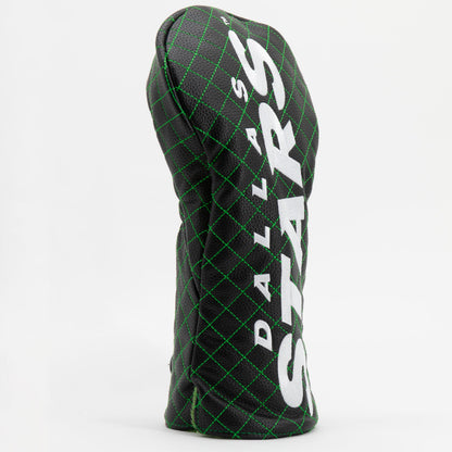 Dallas Stars solid driver quilted golf headcover alternate view