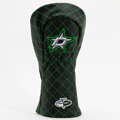 Dallas Stars solid fairway quilted golf headcover alternate view