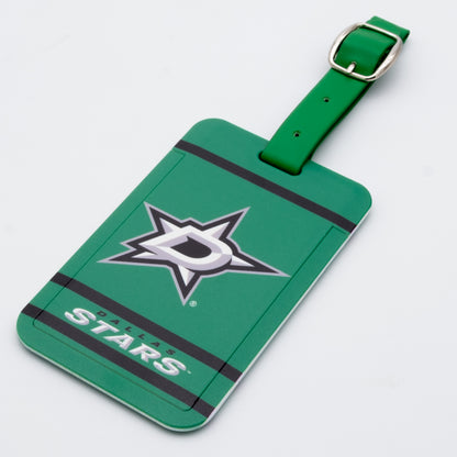 Dallas Stars plastic golf bag tag by Team Golf, product photo 1