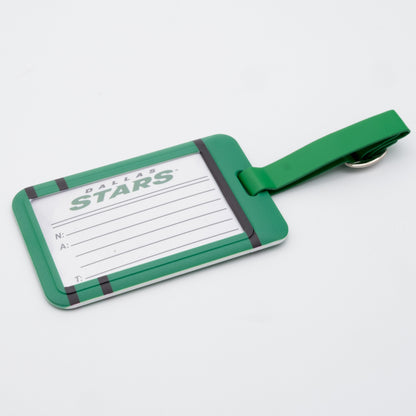 Dallas Stars plastic golf bag tag by Team Golf, product photo 2