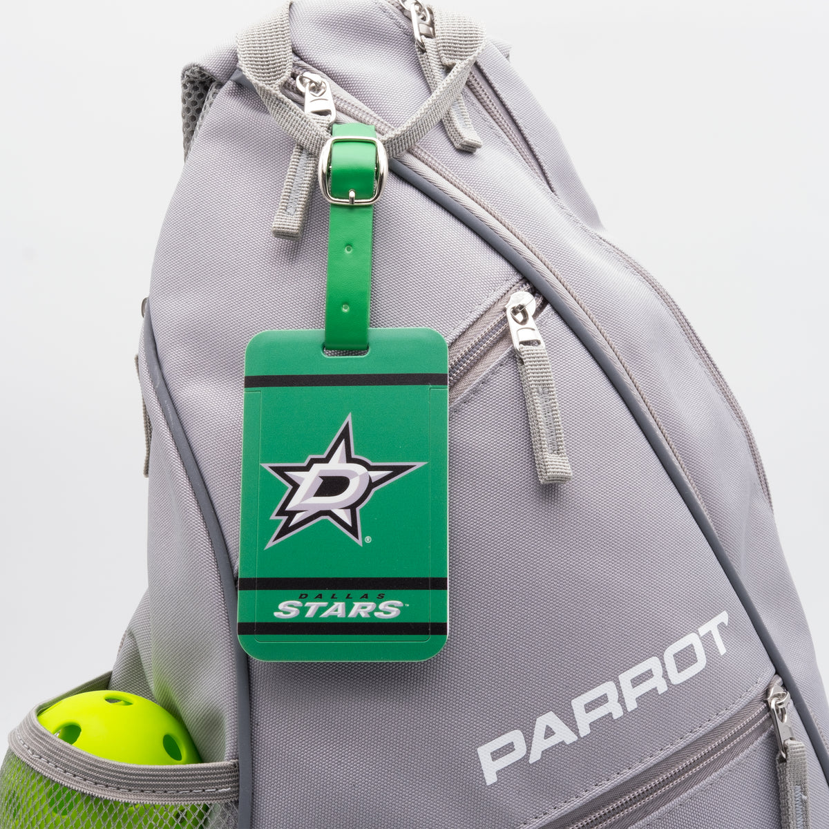 Dallas Stars plastic golf bag tag by Team Golf, product photo 3