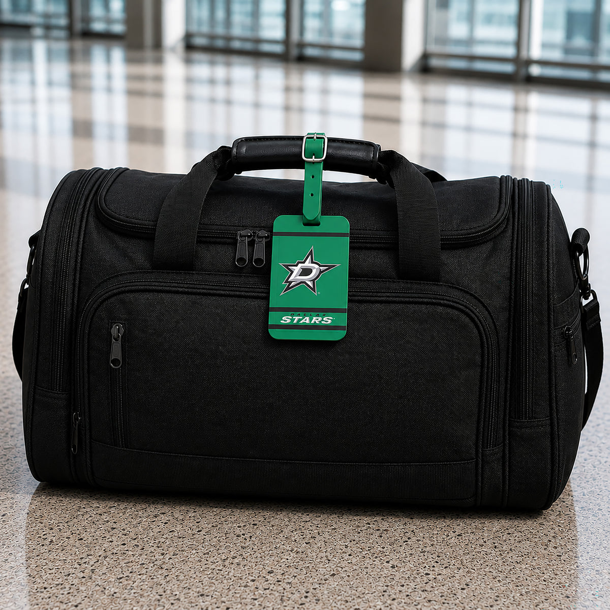 Dallas Stars plastic golf bag tag by Team Golf, product photo 5