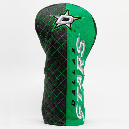 Dallas Stars split driver quilted golf headcover