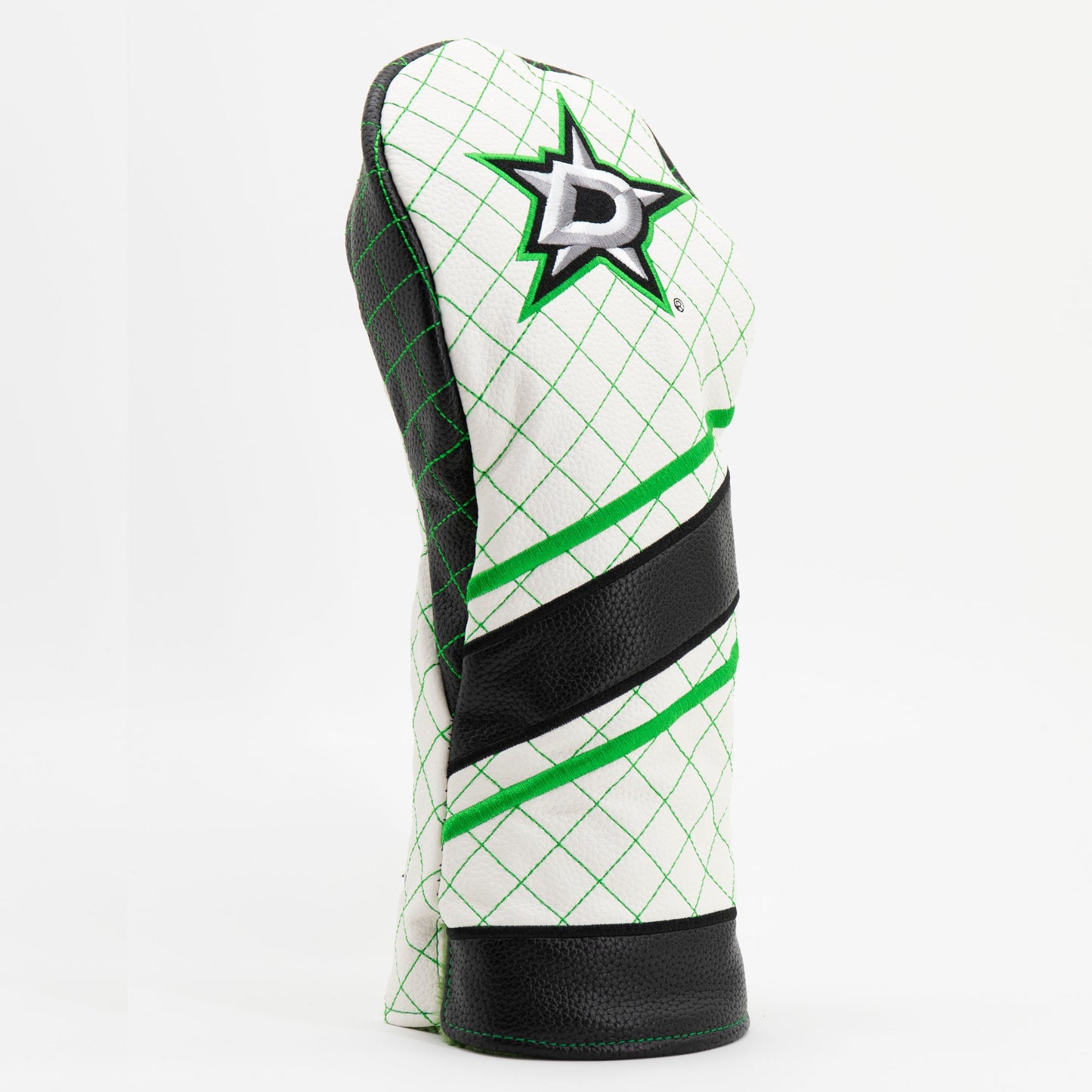 Dallas Stars stripe driver quilted golf headcover alternate view