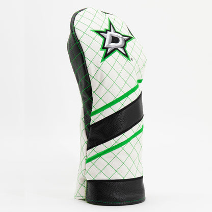 Dallas Stars stripe driver quilted golf headcover alternate view