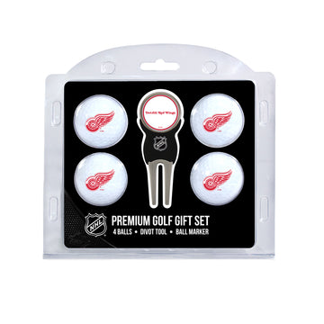 Detroit Red Wings Golf-Geschenkset mit 4 Bällen