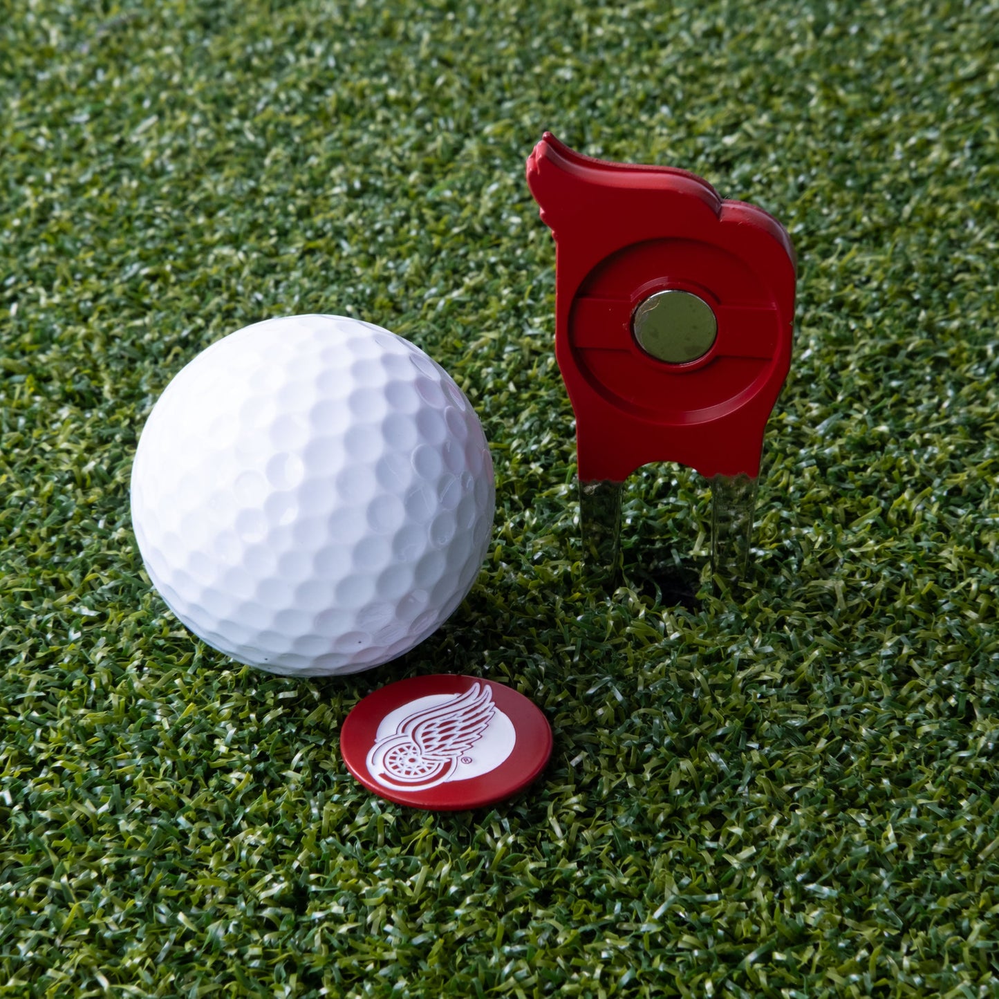 Detroit Red Wings Custom Shaped Divot Tool - Image 6 - Club Rehab