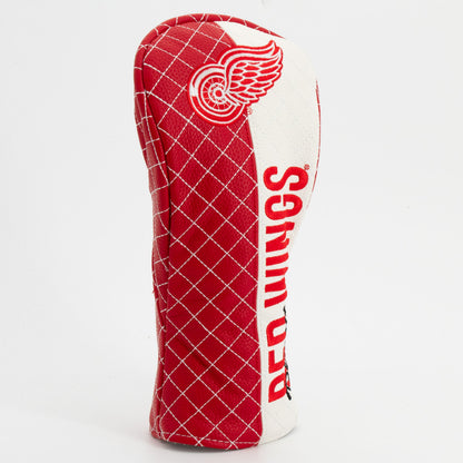Detroit Red Wings split fairway quilted golf headcover alternate view