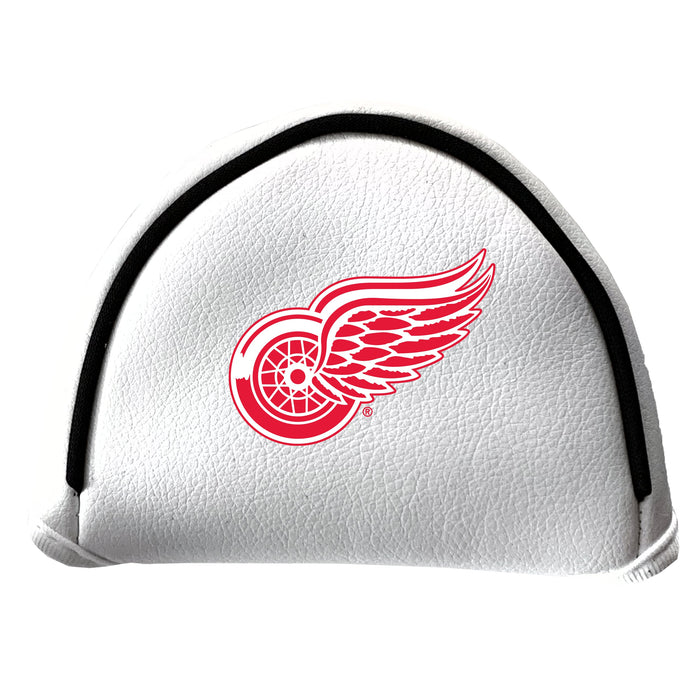 Detroit Red Wings Vintage White Printed Mallet Putter Headcover