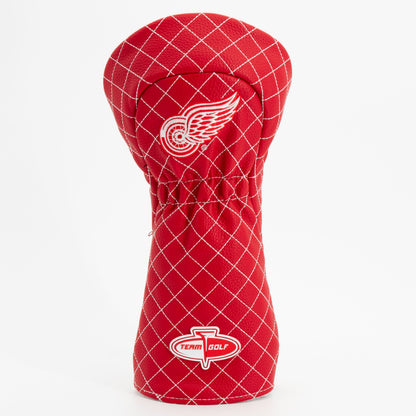 Detroit Red Wings solid driver quilted golf headcover alternate view