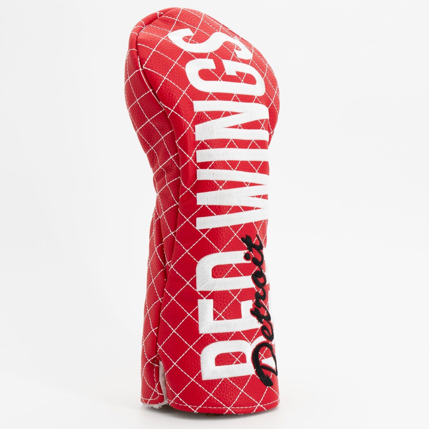 Detroit Red Wings solid driver quilted golf headcover alternate view