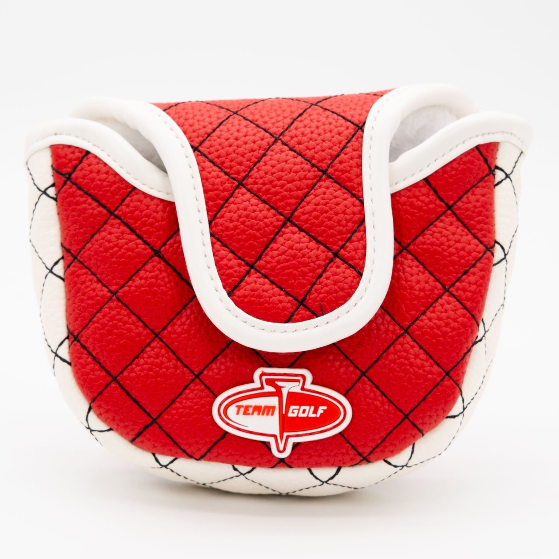Detroit Red Wings solid mallet putter quilted golf headcover alternate view