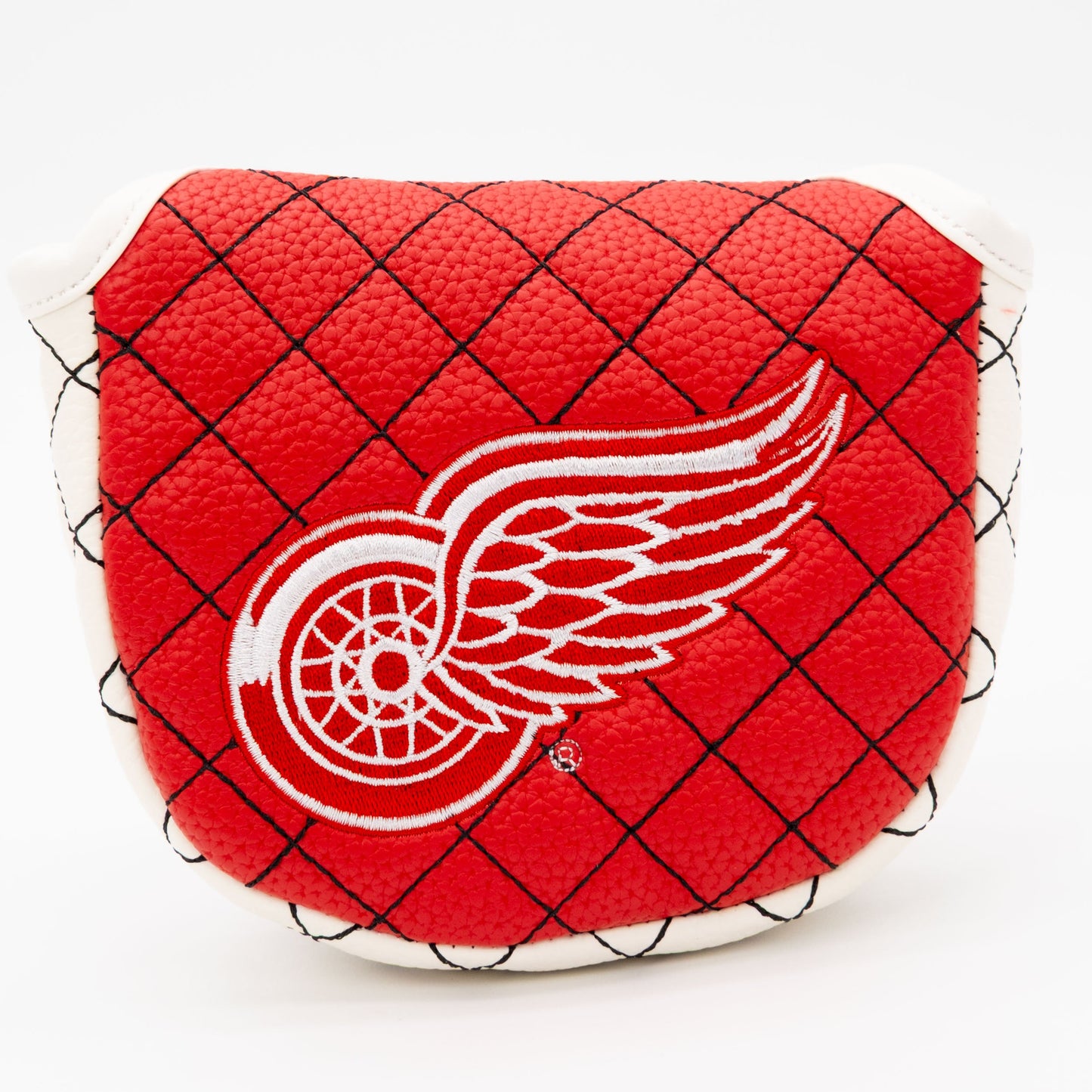 Detroit Red Wings solid mallet putter quilted golf headcover