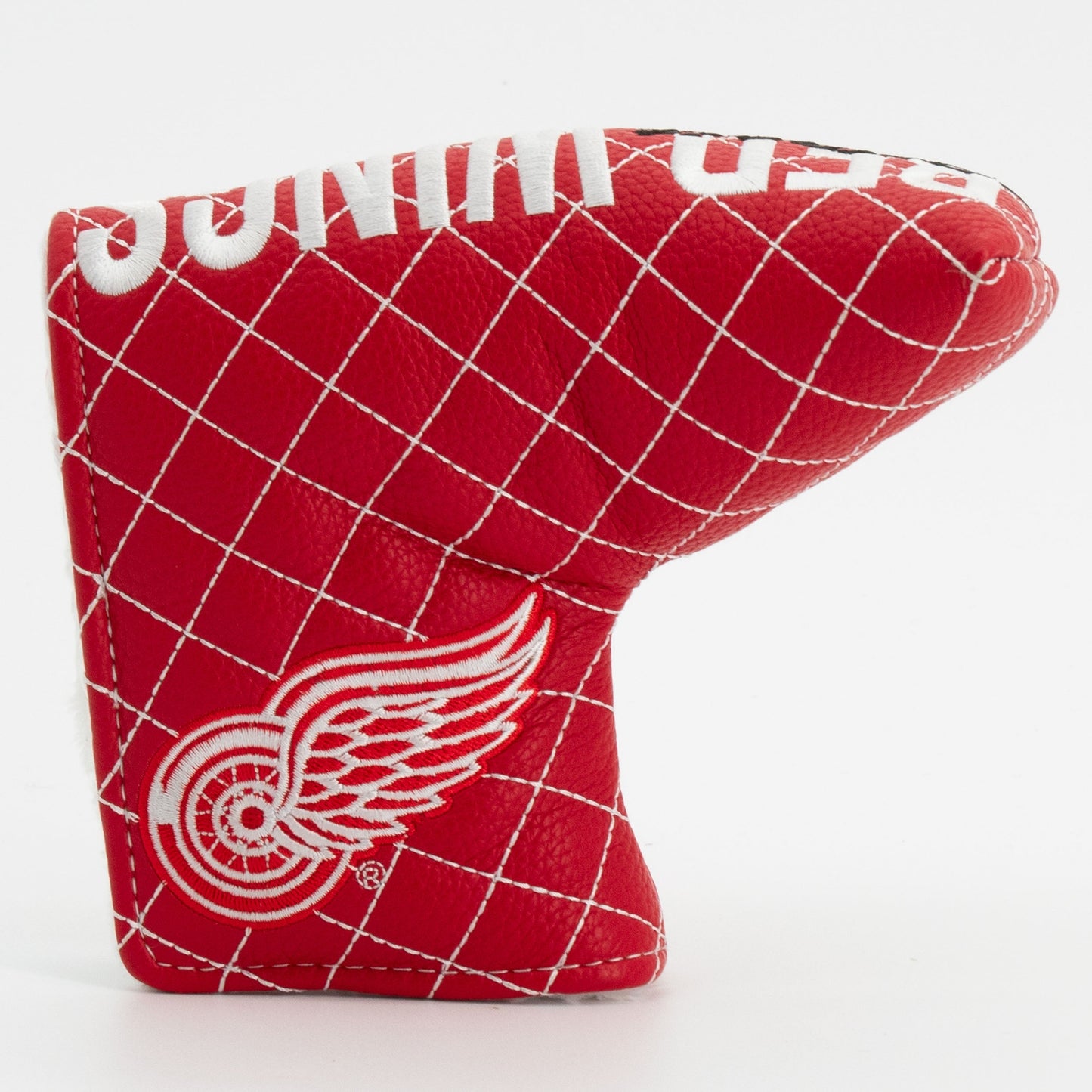 Detroit Red Wings solid blade putter quilted golf headcover