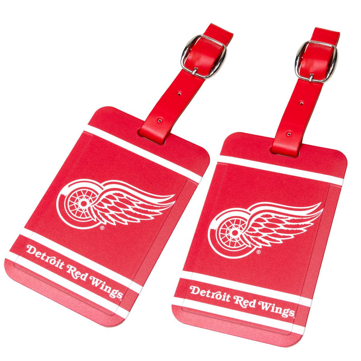Detroit Red Wings plastic golf bag tag by Team Golf, product photo 4