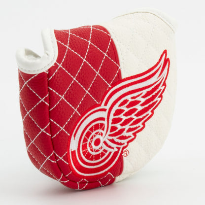 Detroit Red Wings split mallet putter quilted golf headcover alternate view