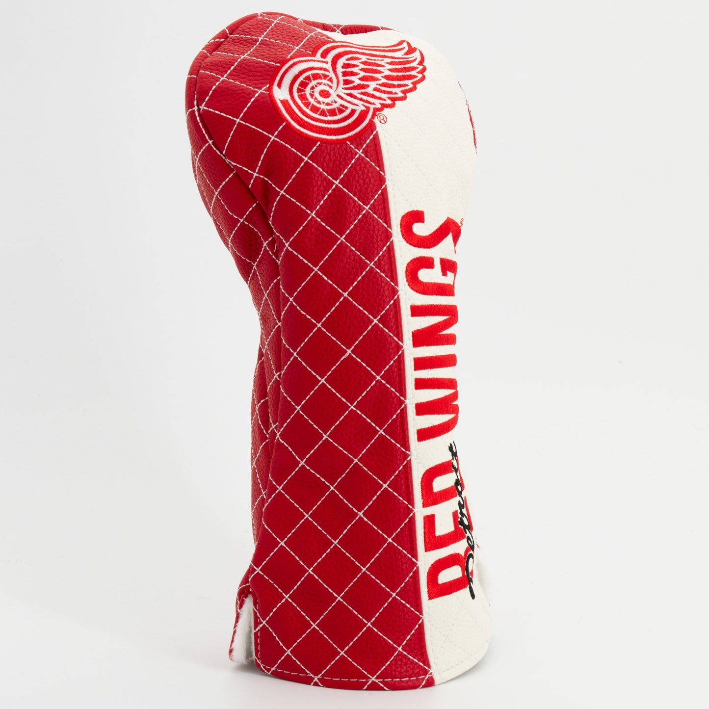 Detroit Red Wings split driver quilted golf headcover alternate view
