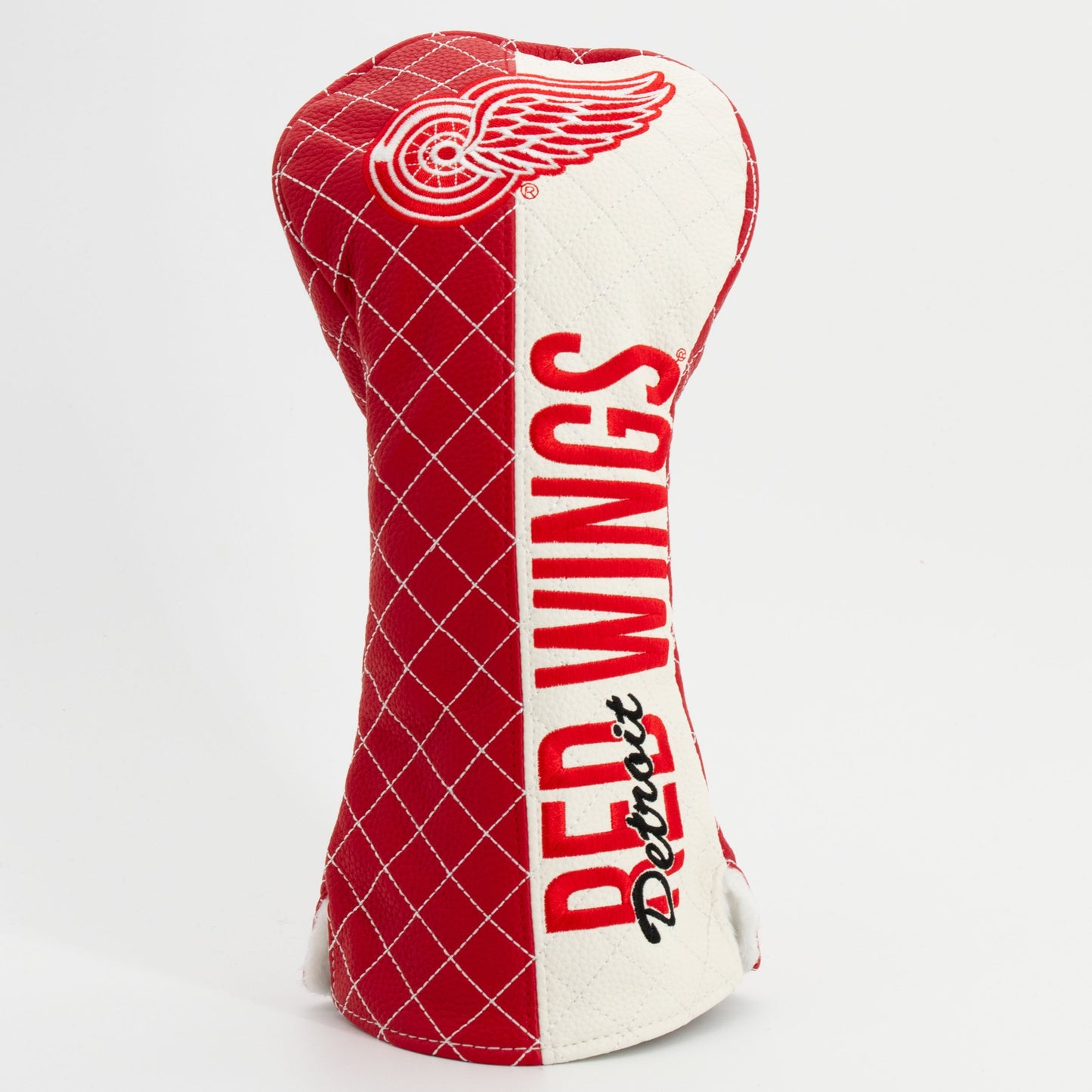 Detroit Red Wings split driver quilted golf headcover