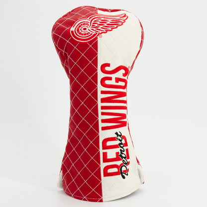 Detroit Red Wings split driver quilted golf headcover