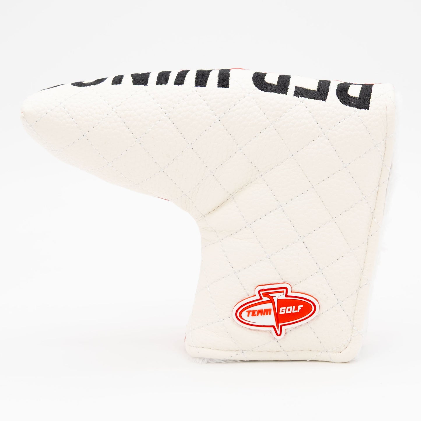 Detroit Red Wings split blade putter quilted golf headcover alternate view