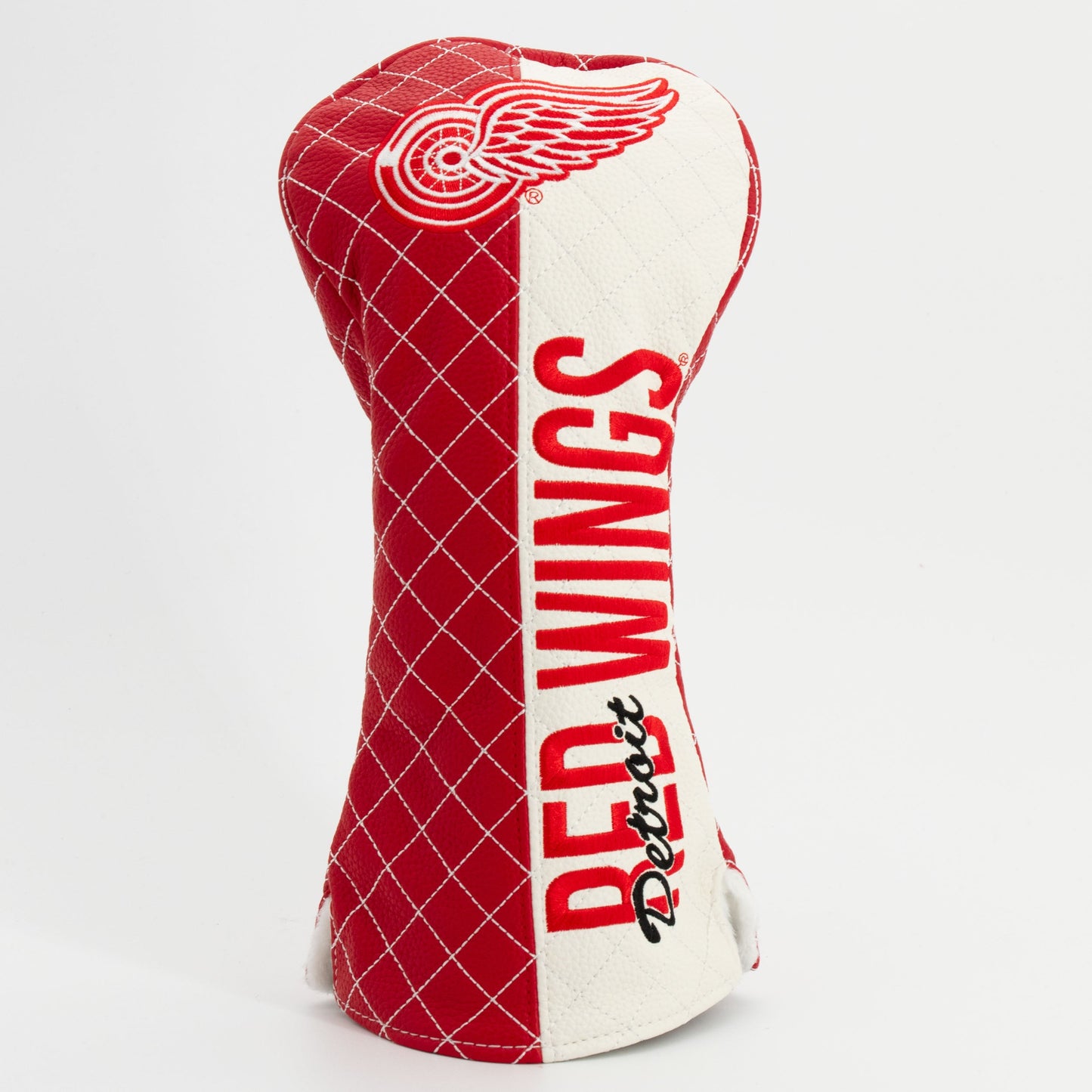 Detroit Red Wings stripe driver quilted golf headcover