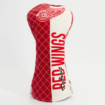 Detroit Red Wings stripe driver quilted golf headcover