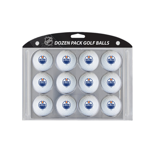 Edmonton Oilers logo golf balls, 12 pack
