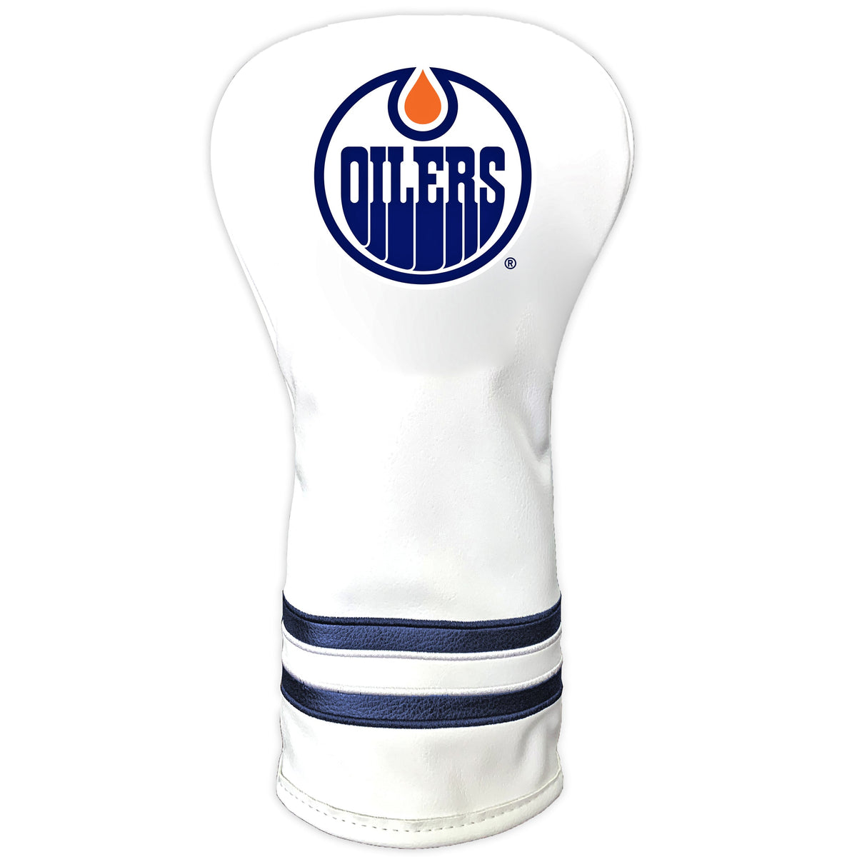 Edmonton Oilers Vintage White Printed Driver Headcover