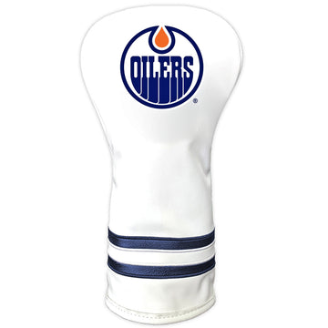 Edmonton Oilers Vintage White Printed Driver Headcover
