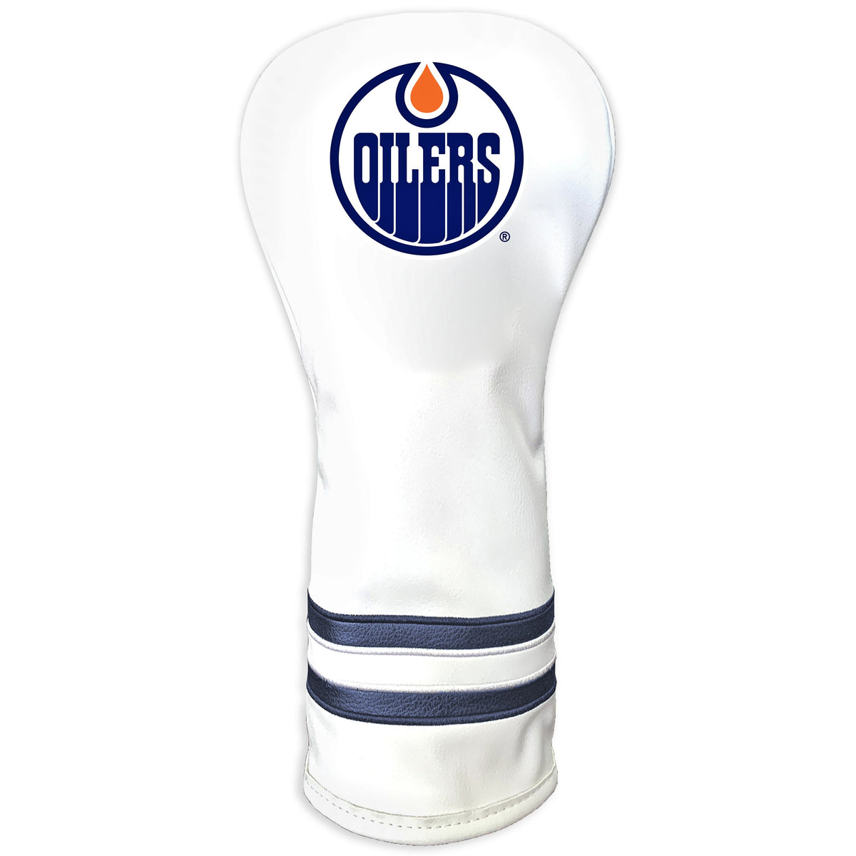 Edmonton Oilers Vintage White Printed Fairway Headcover