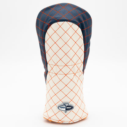 Edmonton Oilers Striped Fairway quilted headcover, back view