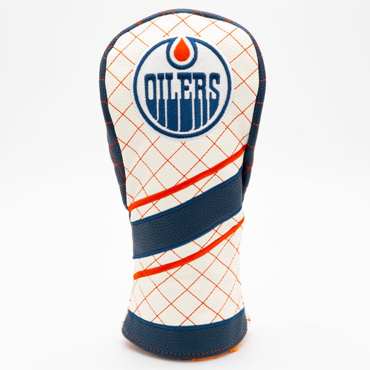 Edmonton Oilers stripe fairway quilted golf headcover