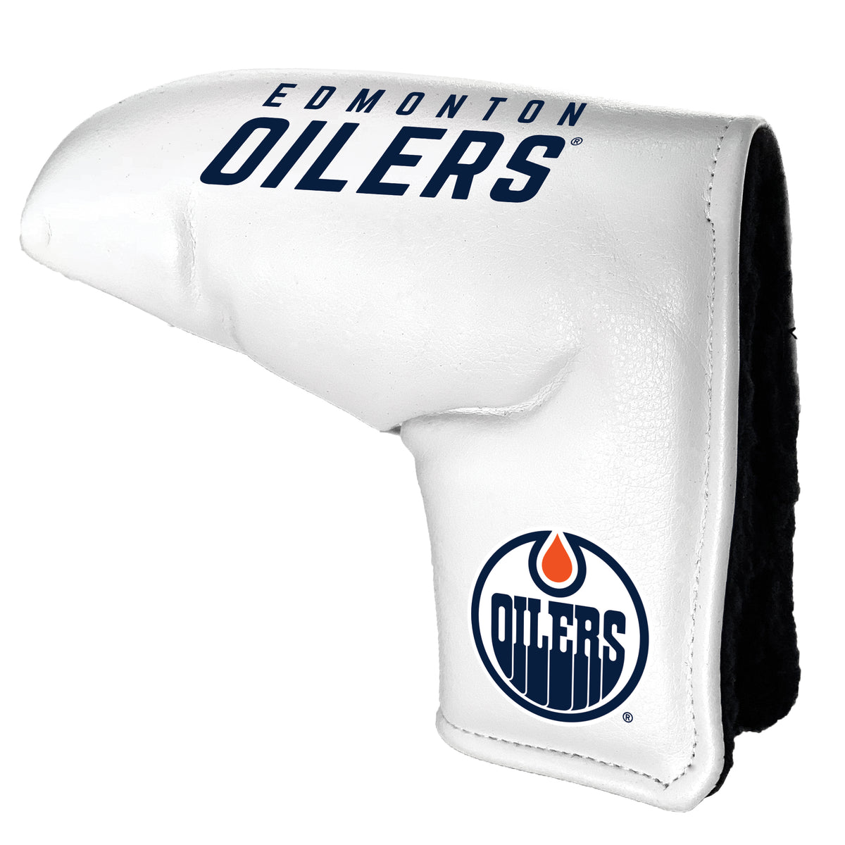 Edmonton Oilers 54 white print Tour Blade Putter Cover