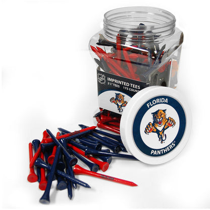 Florida Panthers 175-count golf tee jar with team-imprinted tees