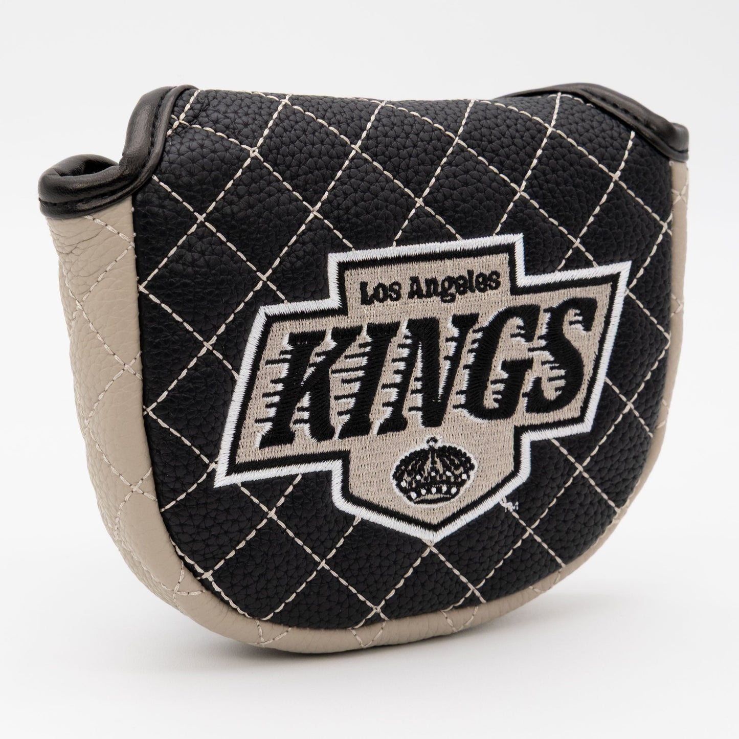 Los Angeles Kings solid mallet putter quilted golf headcover alternate view