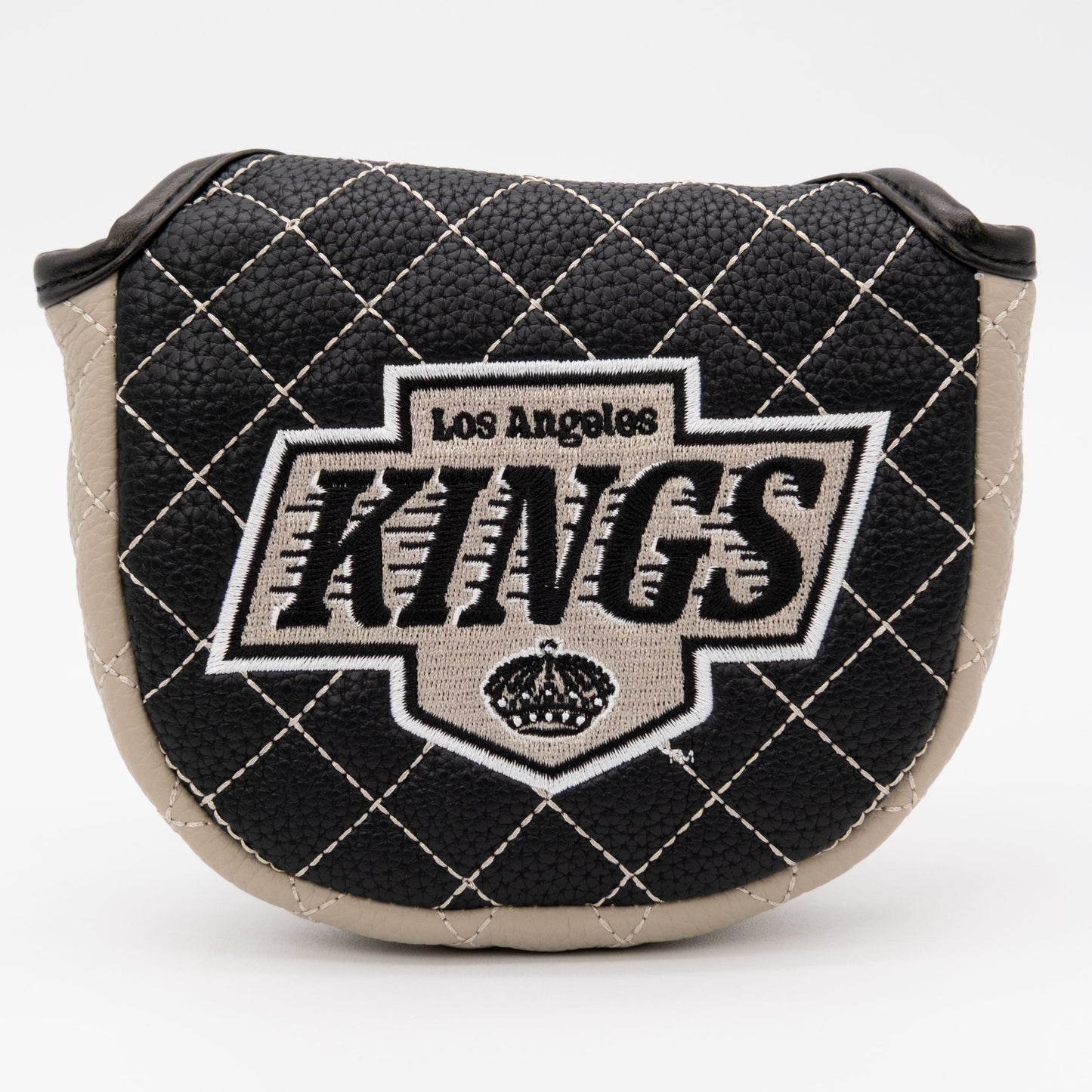 Los Angeles Kings solid mallet putter quilted golf headcover