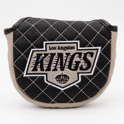 Los Angeles Kings solid mallet putter quilted golf headcover