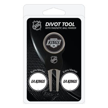 Los Angeles Kings Divot Tool + 3 Ball Markers