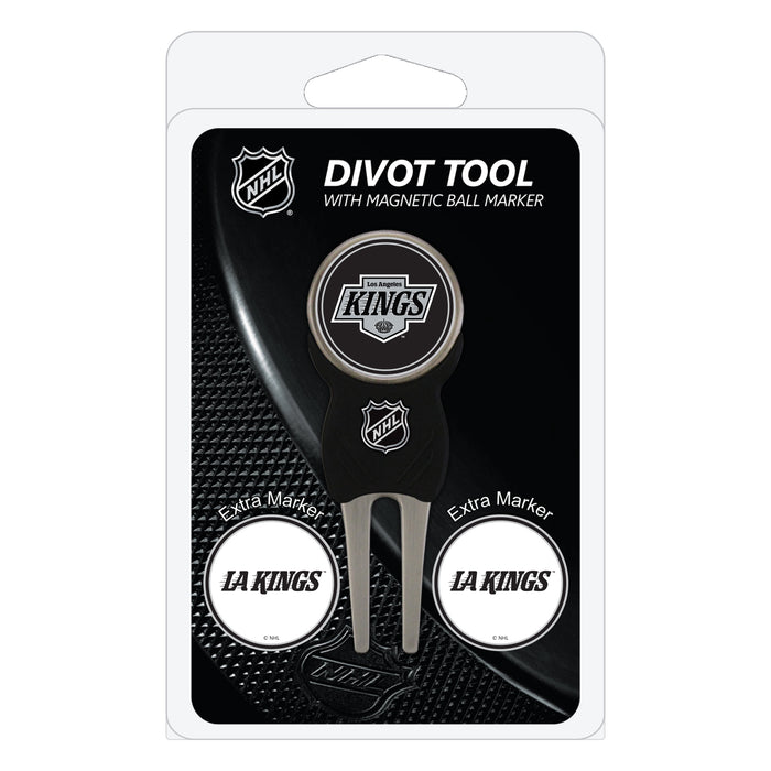 Los Angeles Kings divot repair tool and three ball markers