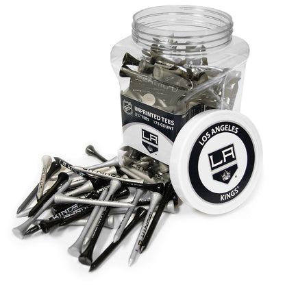 Los Angeles Kings 175-count golf tee jar with team-imprinted tees