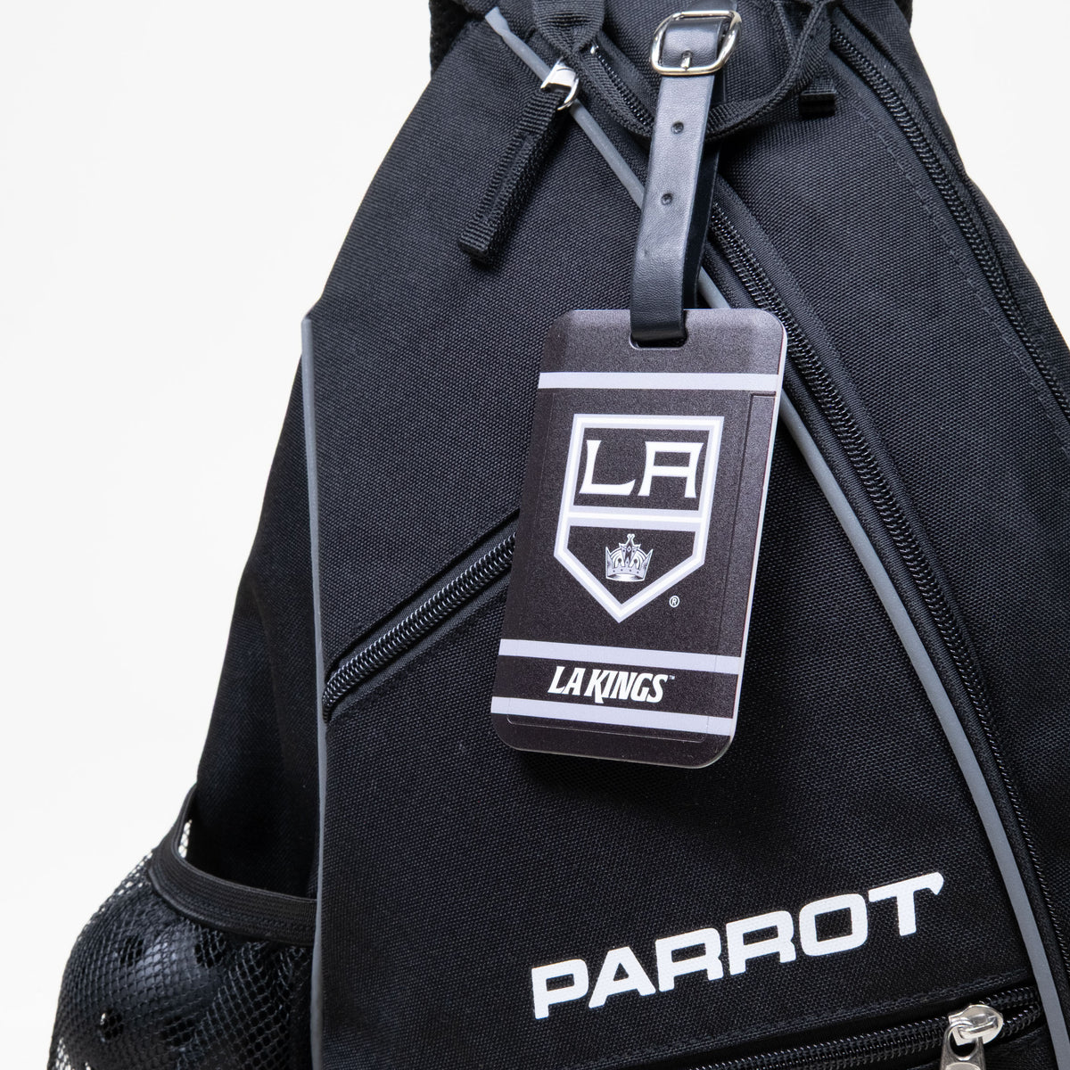 Los Angeles Kings plastic golf bag tag by Team Golf, product photo 3