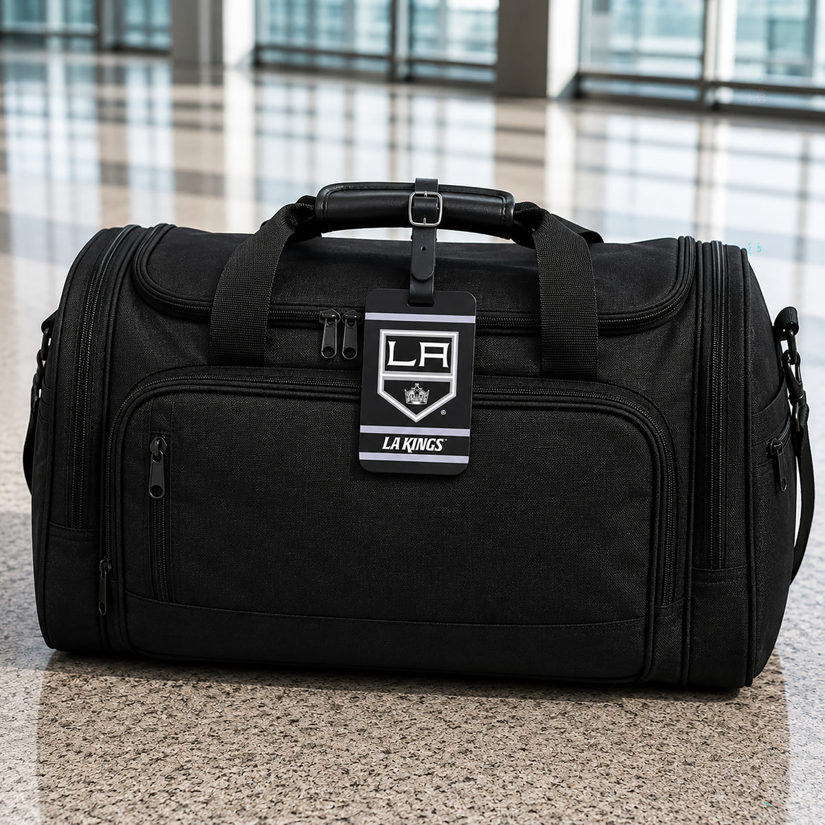 Los Angeles Kings plastic golf bag tag by Team Golf, product photo 5