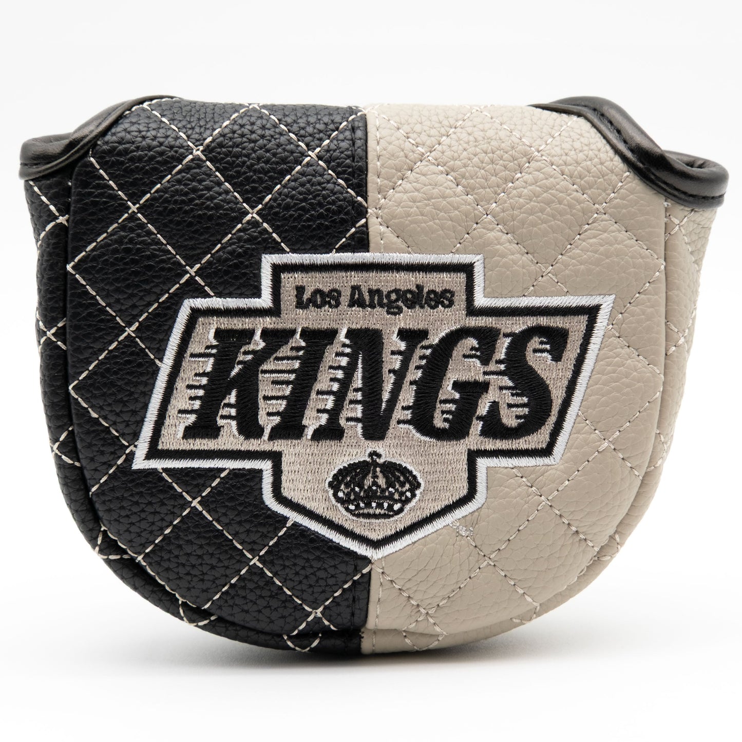 Los Angeles Kings split mallet putter quilted golf headcover