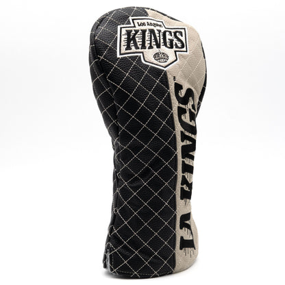 Los Angeles Kings split driver quilted golf headcover alternate view