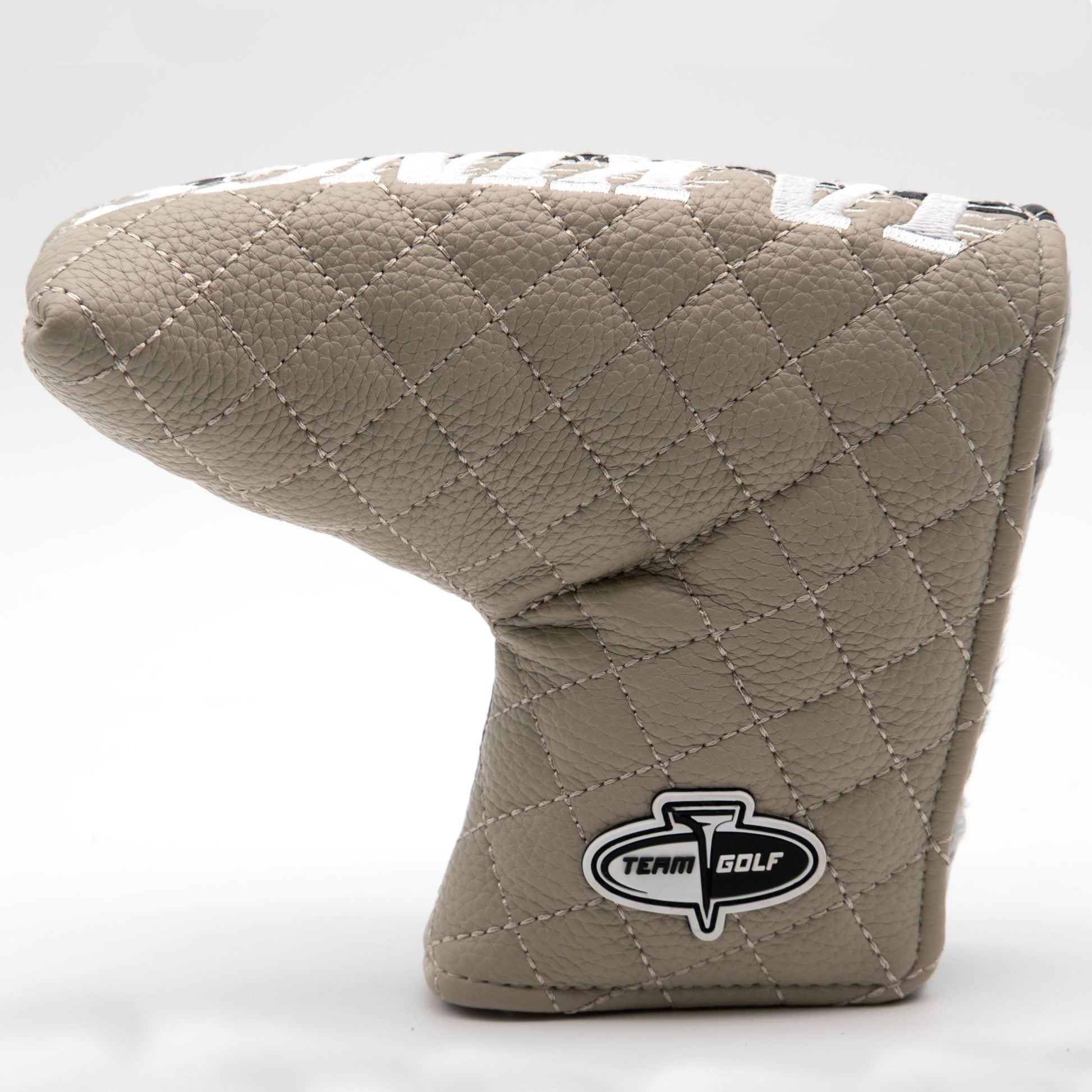 Los Angeles Kings split blade putter quilted golf headcover alternate view