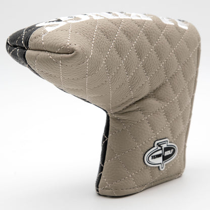 Los Angeles Kings split blade putter quilted golf headcover alternate view